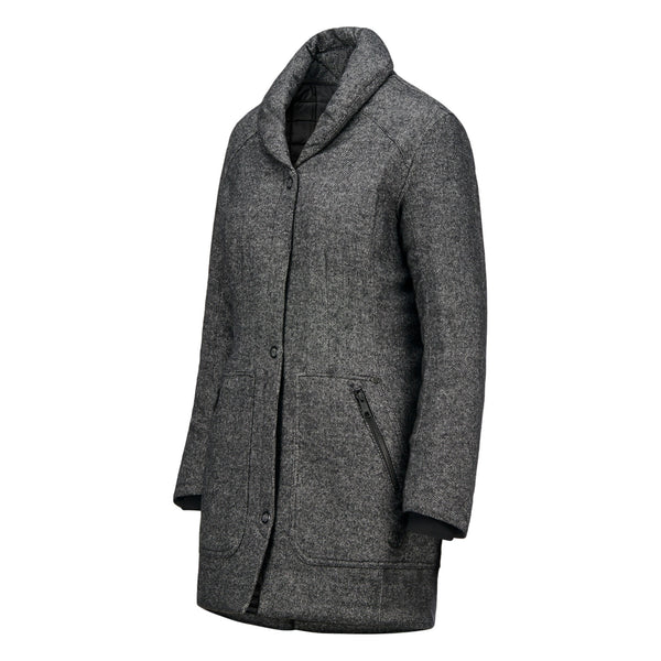 Manteau isolé à col châle - Femme
