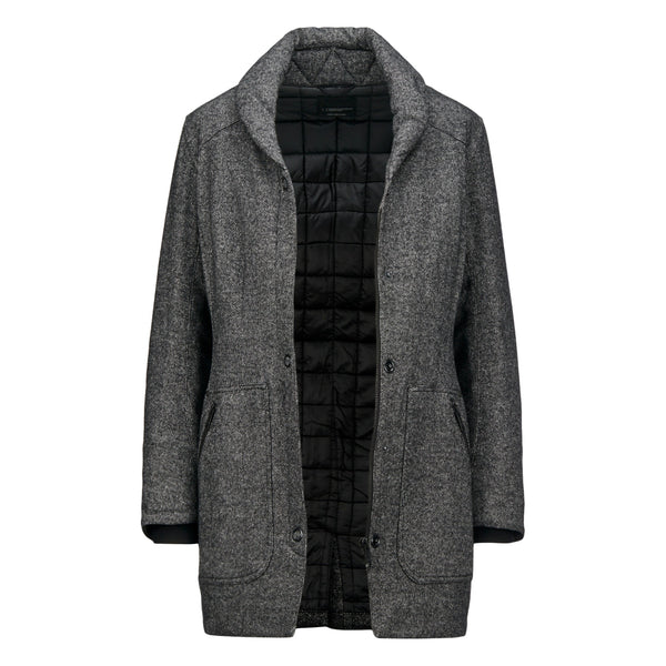 Manteau isolé à col châle - Femme