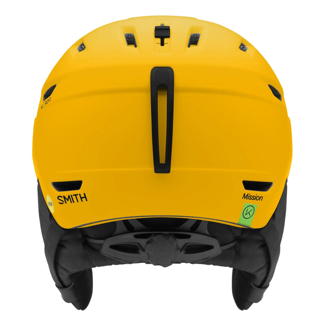 Casque de ski Mission MIPS Smith - Matte Gold Bar - dos