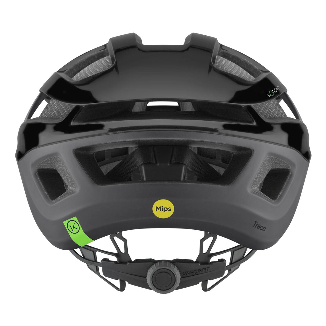 Casque de velo Smith Trace Mips - Black/Matte Cement - vue arriere