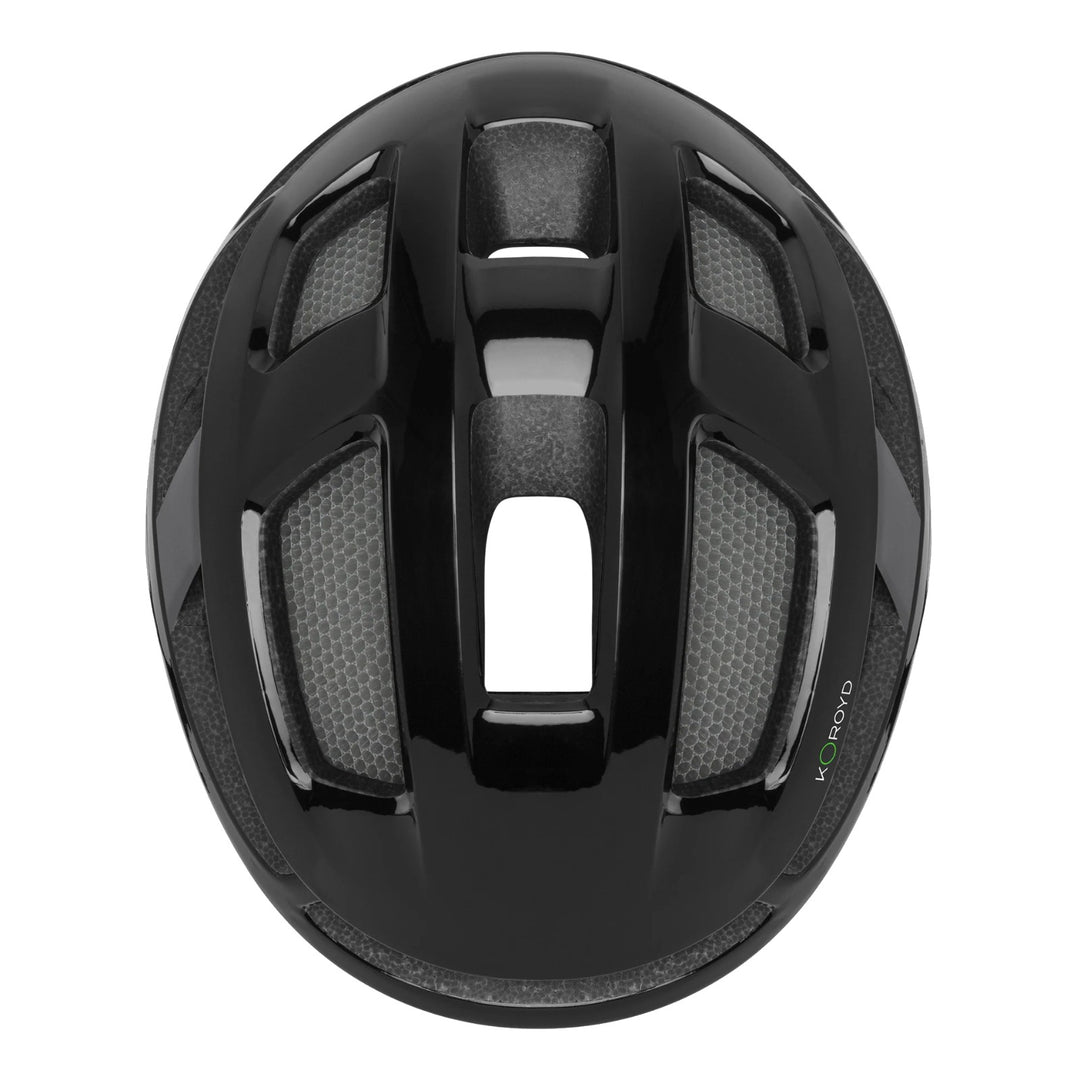 Casque de velo Smith Trace Mips - Black/Matte Cement - vue de dessus