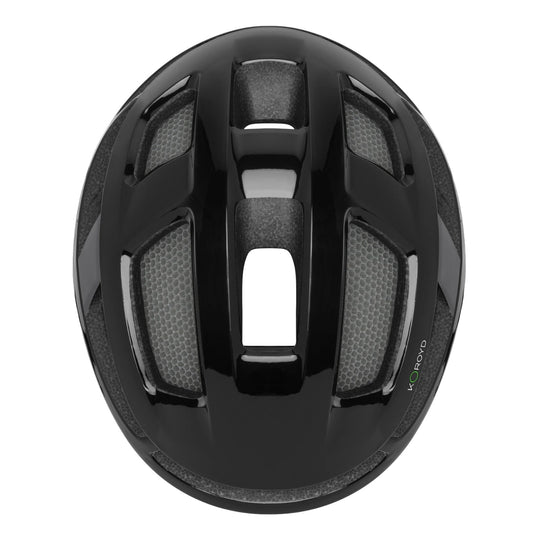 Casque de velo Smith Trace Mips - Black/Matte Cement - vue de dessus