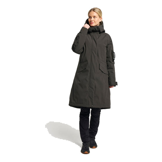 Parka Aurora Tenson - Femme - Dark Olive - porte