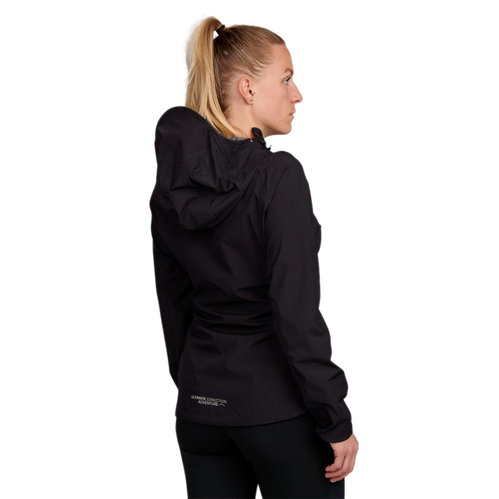 Manteau imperméable Deluge - Femme - Onyx (dos)